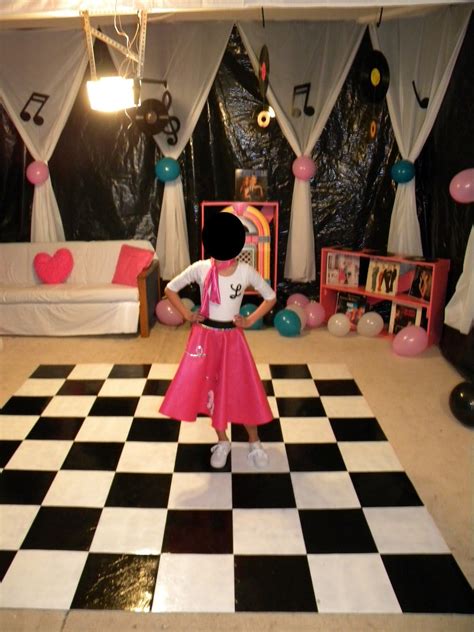 Grease themed party decorations include paper plates, cups & napkins, but also some wonderful grease style wall decorations to transform your greaseparty venue. Just A Frugal Mom: It's a Sock Hop Party | Sock hop party ...