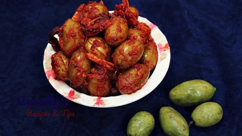 രുചിയൂറും കാരയ്ക്ക അച്ചാർ Karakka Achar Indian Olives Pickle Youtube