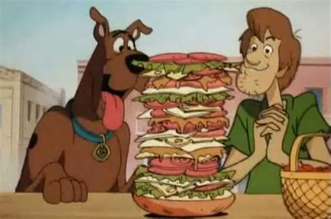 Scooby Doo Sandwich Layer Scooby Doo Style Sandwiches Are