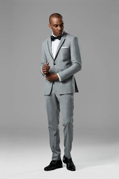 Light Gray Notch Lapel Tuxedo Gray Suit Rentals Generation Tux