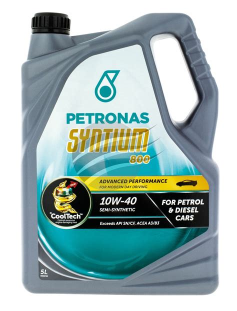 Petronas Syntium 800 10w40 5 Litre Engine Oil Plastic Bottle