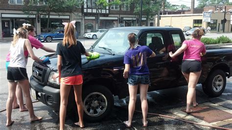 Lhs Cheerleaders Car Wash Sunday Lakewood Oh Patch