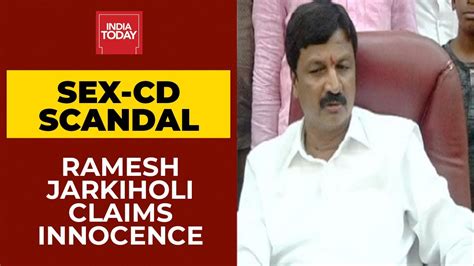Sex Scandal Rocks Bsy Govt Karnataka Minister Ramesh Jarkiholi Claims Innocence India Today