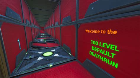 100 Level Default Deathrun Fxxd1 Fortnite Creative Map Code