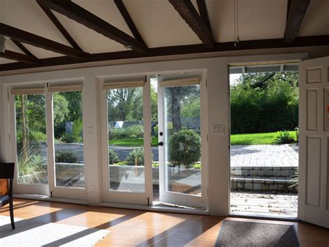 Everybody, they just put a label on me like. French doors opening on landscaped patio, entry | House ...