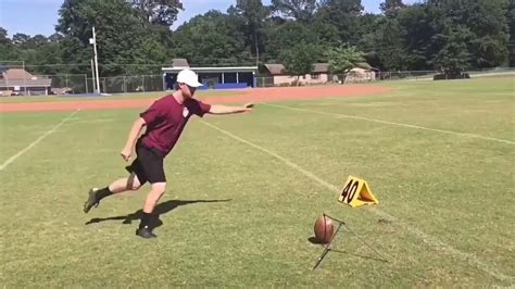 Guy Kicks Football From Half Line And Scores Goal During Match Jukin