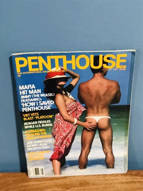 VINTAGE PENTHOUSE MAGAZINE August 1987 Andi Bruce Nude Pictorial