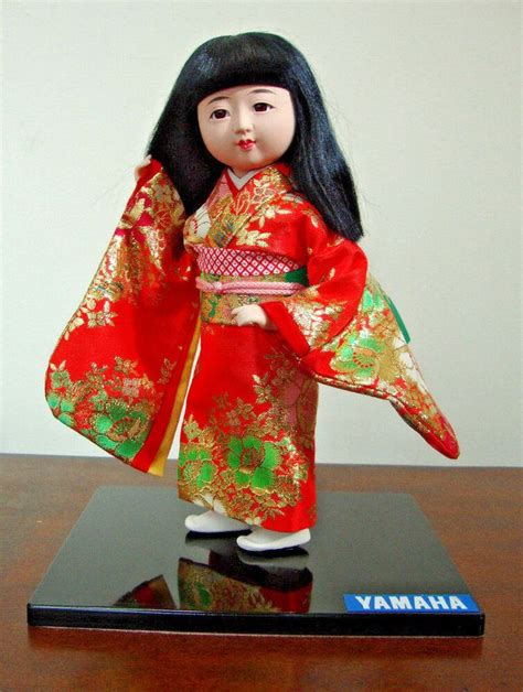 Kyugetsu Yamaha Japanese Doll Traditional Dress Toyko Japan Japanese