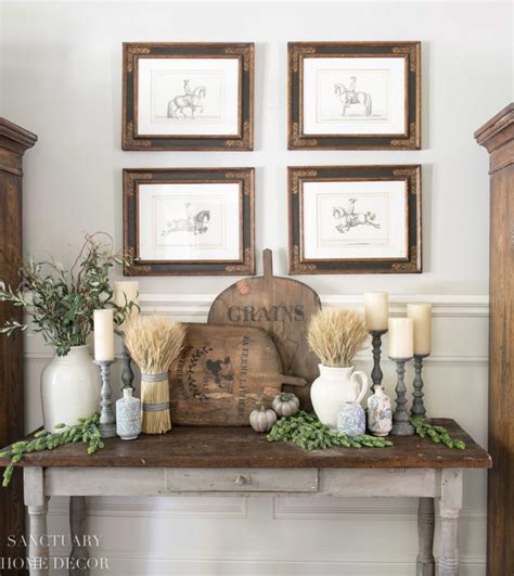 How To Decorate A Big Blank Wall Sanctuary Home Decor Fall Table