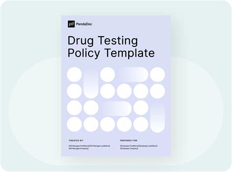 Best Drug Testing Policy Template for Your Company - Pandadoc