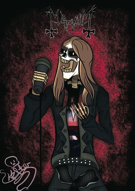 Dead Mayhem Corpse Paint By He Is Skelter On Deviantart