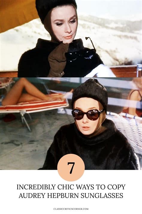 7 Incredibly Chic Ways To Copy Audrey Hepburn Sunglasses Aesthetic