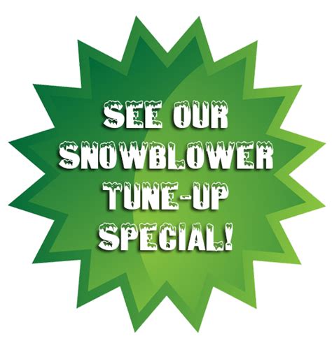 Snowblower Tune Up Special Starburst Arthurs Hardware