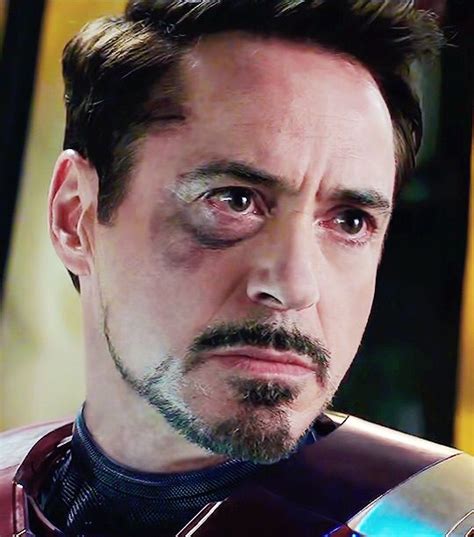 Tony Stark With A Black Eye In Civil War Marvel Tony Stark Iron Man