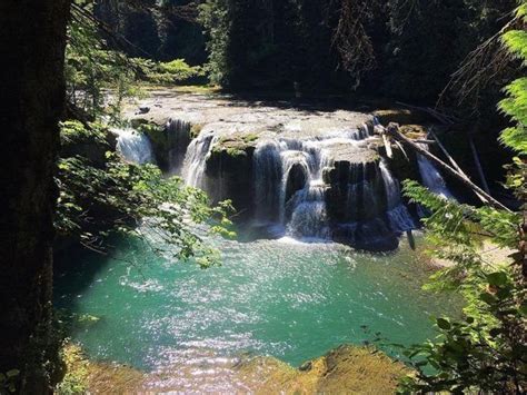 A Few Miles Into The Hike Youll Reach Lewis River Falls And