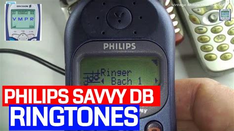 Philips Savvy Db Mobile Phone Ringtones Released In 1999 96 Seconds