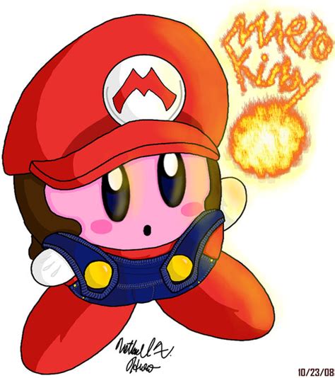 Kirby Mario By Blazingganondorf On Deviantart