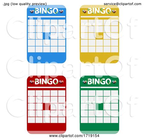 Blank Multicolor Bingo Cards By Elaineitalia 1719154