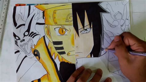 Drawing Naruto And Sasuke Requested Youtube