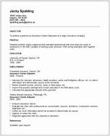 Pictures of Insurance Claims Resume