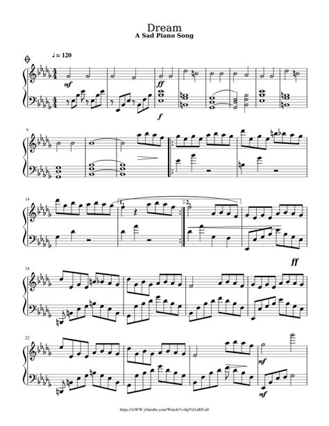 Dream Sheet Music For Piano Solo