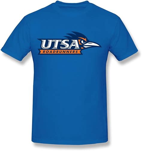 Mens Utsa Roadrunners Football Logo Tshirt Summer Size M Royalblue