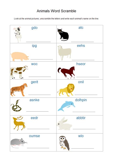 animal worksheet free animal worksheet templates
