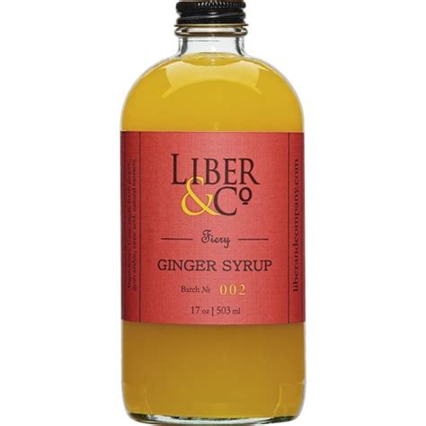 Liber And Co Syrup • Fiery Ginger