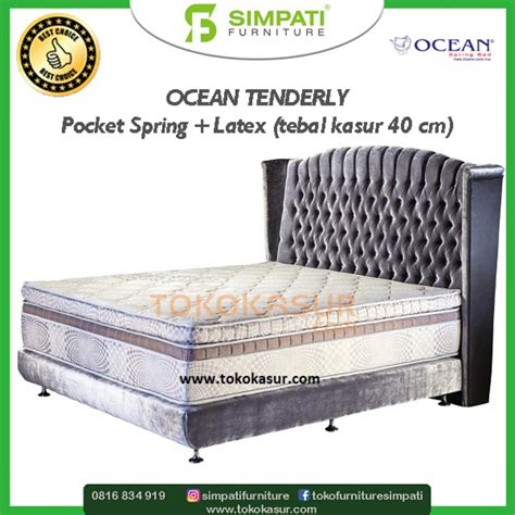 Springbed Ocean Tenderly 200x200 Kasur Tanpa Divan/Sandaran | Lazada