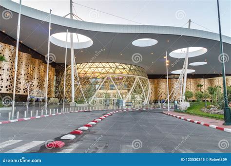 The Facade Of International Marrakesh Menara Airport Editorial Image