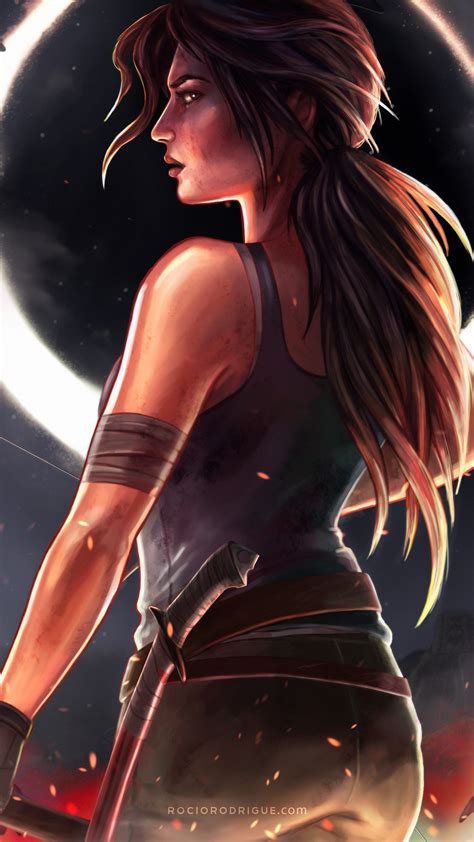 1440x2560 Tomb Raider Digital Art 4k Samsung Galaxy S6,S7 ,Google Pixel ...