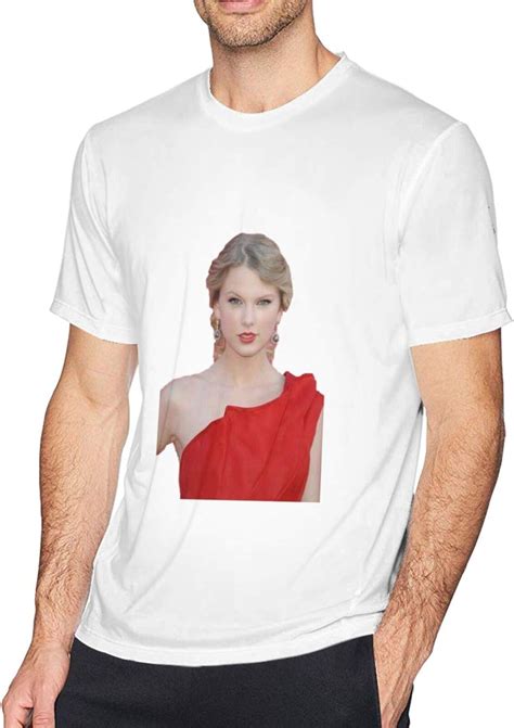 Taylor Swift Casual Mens And Womens Medium Short Sleeve T Shirt White