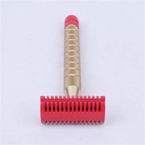Buy Yaqi Long Red And Brass Color Shaving Razor From