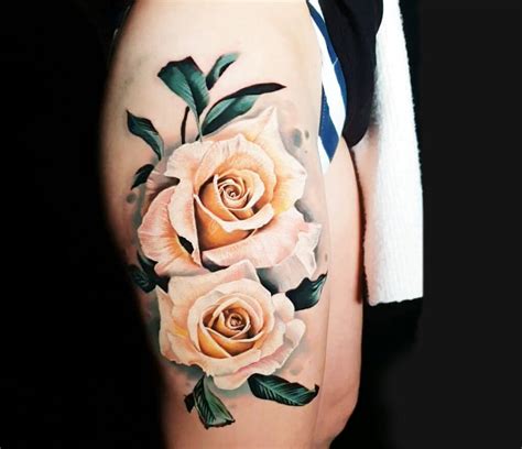 Roses Tattoo By Marek Hali Photo 27033