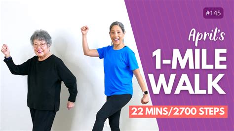 Aprils 1 Mile Walk For Seniors And Beginners — Yes2next