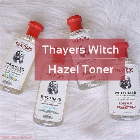 I started applying thayers witch hazel toner to a cotton round and dabbing it onto my clean face every night before bed. Thayers Witch Hazel Toner 4 สูตร ในการบำรุงผิว ...
