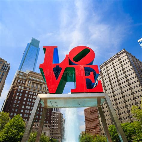 Love Statue In Philadelphia Editorial Image Image Of Location City
