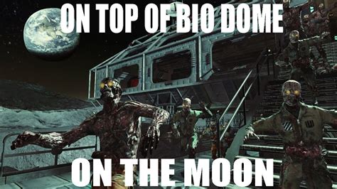 Black Ops Zombies Moon On Top Of Mystery Box Bio Dome Youtube