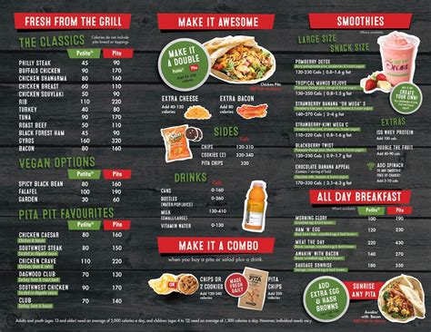 With a spoon, scoop ½ cup of stuffing mixture into pita bread pocket. Pita Pit Menu Specials and Calories