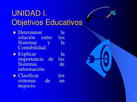 Ppt Unidad I Objetivos Educativos Powerpoint Presentation Free