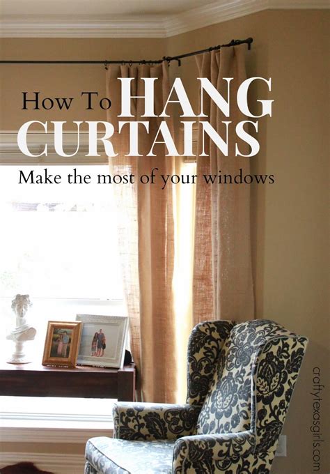 We'll break down drapes vs. Crafty Texas Girls: The Thing About Hanging Curtains...