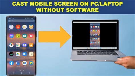 How To Cast Mobile Screen On Laptop How To Mirror Android To Laptop