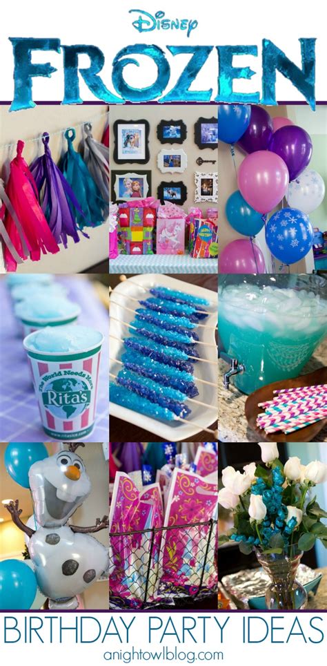 Disney Frozen Birthday Party Ideas A Night Owl Blog