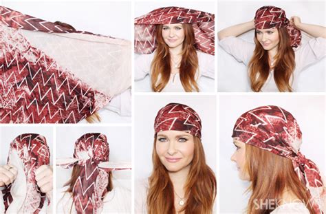 how to make a head scarf