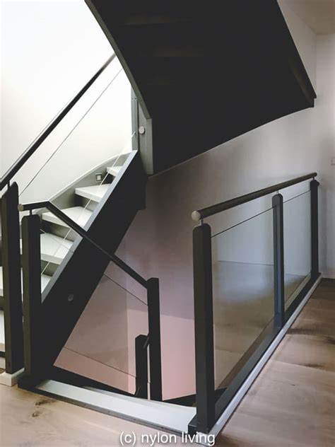 With the use of some wood and a few tools and supplies, you will be able to install a banister. white Corian staircase style | stair materials | modern ...