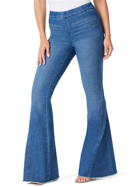 Sofia Jeans By Sofia Vergara Womens Melisa High Rise Super Flare Pull