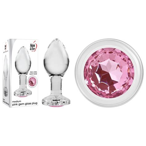 Cité Érotique Medium Pink Gem Glass Plug