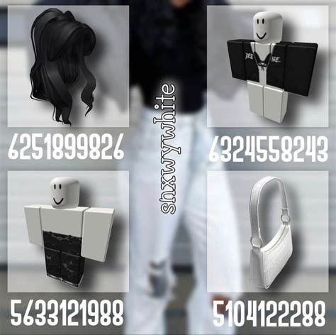Credits To Snxwywhite On Instagram🖤 In 2021 Roblox Codes Roblox
