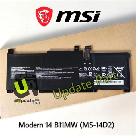 Jual Baterai Msi Modern 14 B11mw Ms 14d2 B10m Ms 14d1 B4mw Ms 14dk