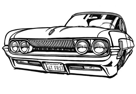Oldsmobile Coloring Pages Coloring Pages